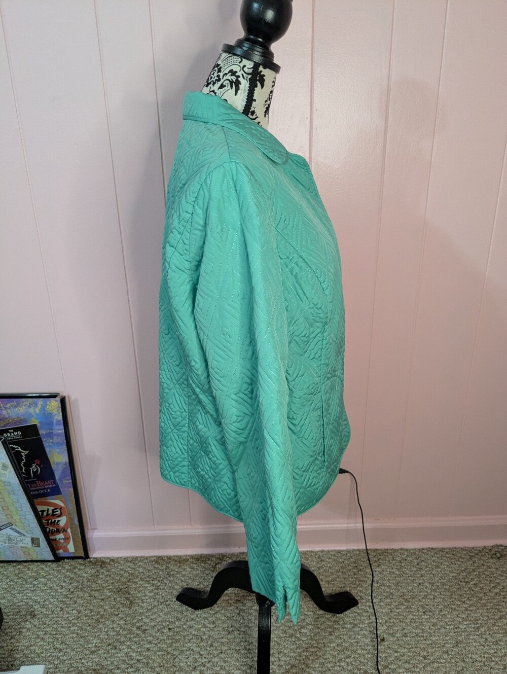teal jacket - Picture 2 of 5
